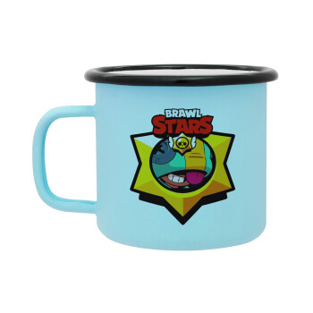 Brawl Stars Leon, Κούπα Μεταλλική εμαγιέ ΜΑΤ σιέλ 360ml