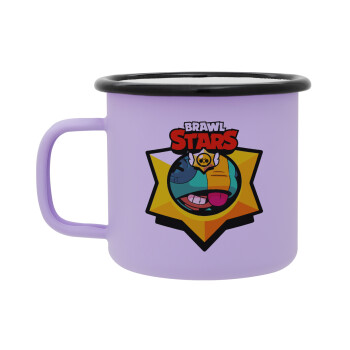 Brawl Stars Leon, Κούπα Μεταλλική εμαγιέ ΜΑΤ Light Pastel Purple 360ml