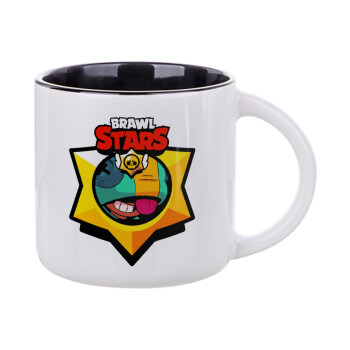 Brawl Stars Leon, Κούπα κεραμική 400ml Λευκή/Μαύρη