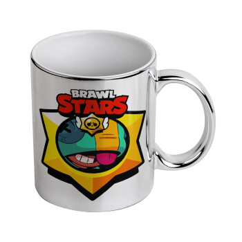 Brawl Stars Leon, Κούπα κεραμική, ασημένια καθρέπτης, 330ml