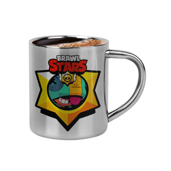 Brawl Stars Leon, Double-wall metal cup for espresso (220ml)