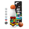 Bascetball Metal mug thermos, double wall, 550ml