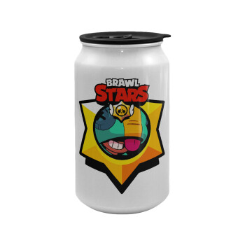 Brawl Stars Leon, Κούπα ταξιδιού μεταλλική με καπάκι (tin-can) 500ml