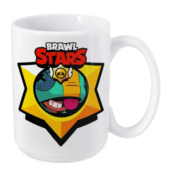Brawl Stars Leon — Mega mug, ceramic, 450ml