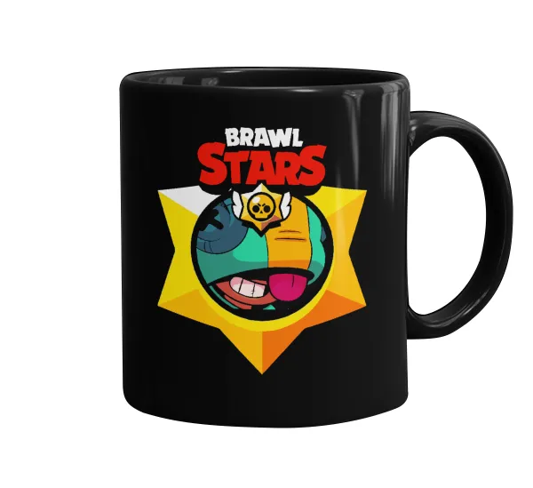 Brawl Stars Leon — Mug black, ceramic, 330ml