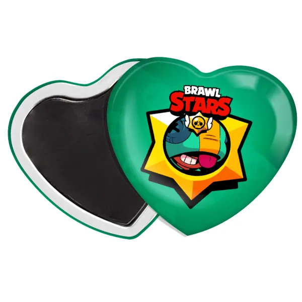 Brawl Stars Leon — Heart magnet (57x52mm)