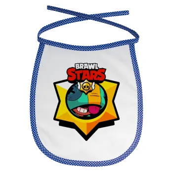 Brawl Stars Leon, Σαλιάρα μωρού αλέκιαστη με κορδόνι Μπλε