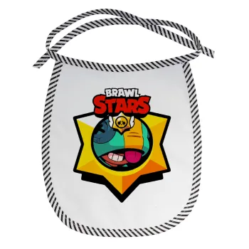 Brawl Stars Leon, Σαλιάρα μωρού αλέκιαστη με κορδόνι Μαύρη