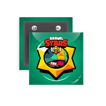 Brawl Stars Leon, Κονκάρδα παραμάνα τετράγωνη 5x5cm