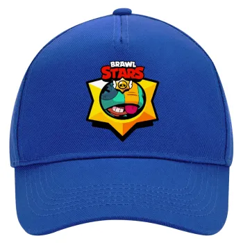 Brawl Stars Leon, Καπέλο Ενηλίκων Ultimate ΜΠΛΕ, (100% ΒΑΜΒΑΚΕΡΟ DRILL, ΕΝΗΛΙΚΩΝ, UNISEX, ONE SIZE)