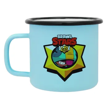 Brawl Stars Leon, Κούπα Μεταλλική εμαγιέ ΜΑΤ σιέλ 360ml