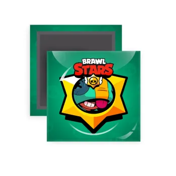 Brawl Stars Leon, Μαγνητάκι ψυγείου τετράγωνο διάστασης 5x5cm
