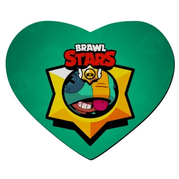 Brawl Stars Leon, Mousepad καρδιά 23x20cm