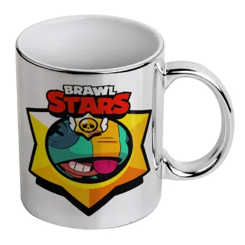 Brawl Stars Leon, Κούπα κεραμική, ασημένια καθρέπτης, 330ml