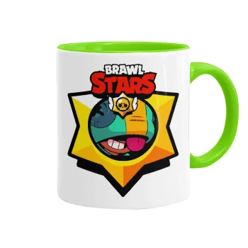 Brawl Stars Leon, Κούπα χρωματιστή βεραμάν, κεραμική, 330ml