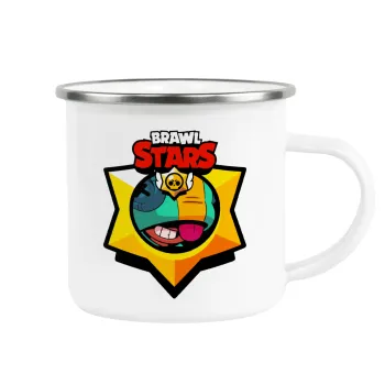 Brawl Stars Leon, Κούπα Μεταλλική εμαγιέ λευκη 360ml