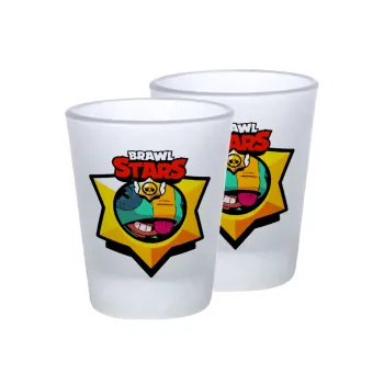 Brawl Stars Leon, Σφηνοπότηρα γυάλινα 45ml του πάγου (2 τεμάχια)