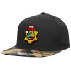 Καπέλο Ενηλίκων Flat Snapback Μαύρο/Παραλλαγή, (100% ΒΑΜΒΑΚΕΡΟ TWILL, ΕΝΗΛΙΚΩΝ, UNISEX, ONE SIZE)