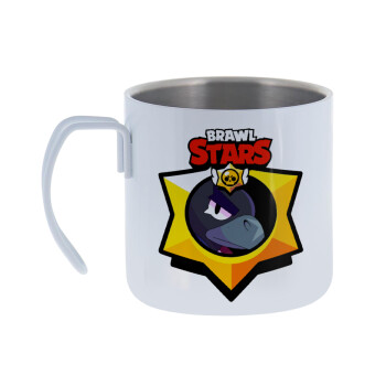 Brawl Stars Crow, Mug Stainless steel double wall 400ml