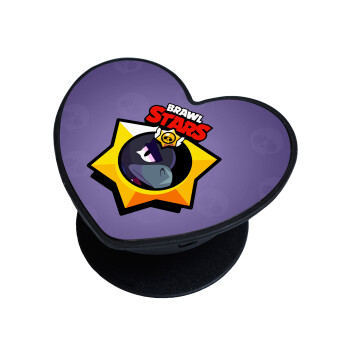 Brawl Stars Crow, Phone Holders Stand  καρδιά Μαύρο Βάση Στήριξης Κινητού στο Χέρι