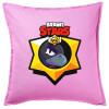 Sofa cushion Pink 50x50cm includes filling