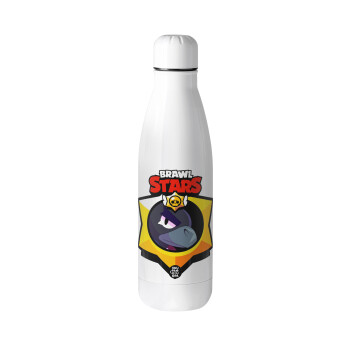 Brawl Stars Crow, Metal mug thermos (Stainless steel), 500ml