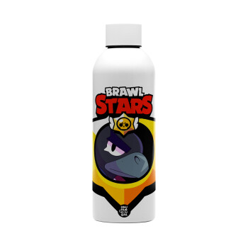 Brawl Stars Crow, Μεταλλικό παγούρι νερού, 304 Stainless Steel 800ml