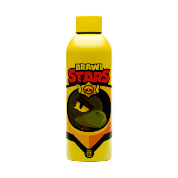 Brawl Stars Crow, Μεταλλικό παγούρι νερού, 304 Stainless Steel 800ml
