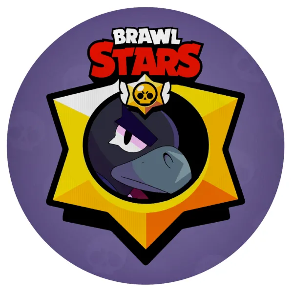 Brawl Stars Crow — Mousepad Round 20cm
