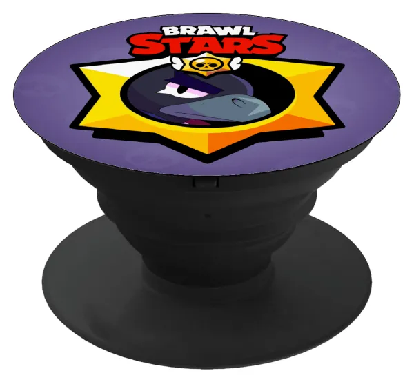 Brawl Stars Crow — Phone Holders Stand  Black Hand-held Mobile Phone Holder