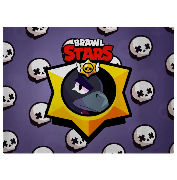 Brawl Stars Crow — Glass cutting board (38x28cm)