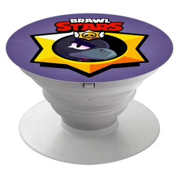 Brawl Stars Crow, Phone Holders Stand  White Hand-held Mobile Phone Holder