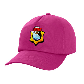 Brawl Stars Squeak, Καπέλο παιδικό Baseball, 100% Βαμβακερό,  purple