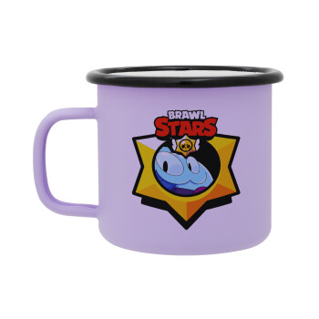 Brawl Stars Squeak, Κούπα Μεταλλική εμαγιέ ΜΑΤ Light Pastel Purple 360ml