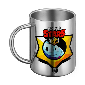 Brawl Stars Squeak, Ανοξείδωτη Μεταλλική Κούπα 450ml - Διπλού Τοιχώματος