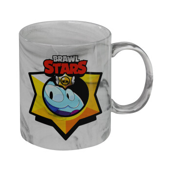 Brawl Stars Squeak, Mug ceramic marble style, 330ml