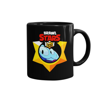 Brawl Stars Squeak, Κούπα Μαύρη, κεραμική, 330ml