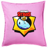 Sofa cushion Pink 50x50cm includes filling
