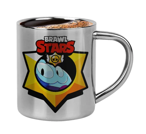 Brawl Stars Squeak — Κουπάκι μεταλλικό διπλού τοιχώματος για espresso (220ml)