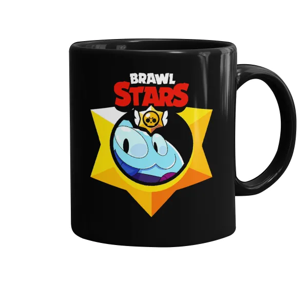 Brawl Stars Squeak — Mug black, ceramic, 330ml