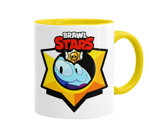 Brawl Stars Squeak — Mug colored yellow, ceramic, 330ml