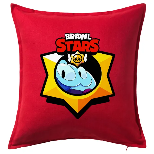 Brawl Stars Squeak — Μαξιλάρι καναπέ Κόκκινο 100% βαμβάκι, περιέχεται το γέμισμα (50x50cm)