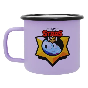 Brawl Stars Squeak, Κούπα Μεταλλική εμαγιέ ΜΑΤ Light Pastel Purple 360ml