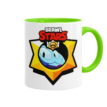 Brawl Stars Squeak, Κούπα χρωματιστή βεραμάν, κεραμική, 330ml