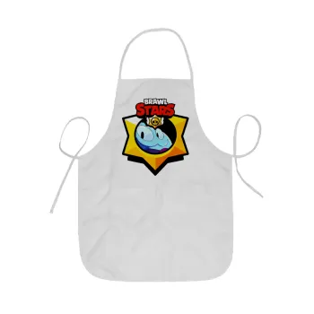 Brawl Stars Squeak, Ποδιά Σεφ ολόσωμη κοντή  Παιδική (44x62cm)