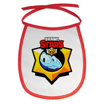 Brawl Stars Squeak, Σαλιάρα μωρού αλέκιαστη με κορδόνι Κόκκινη