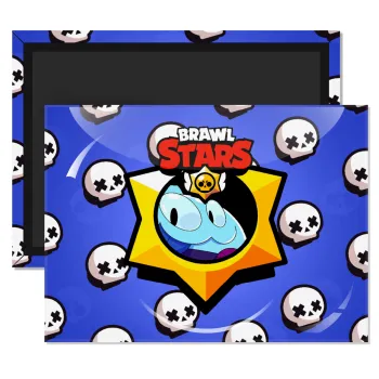 Brawl Stars Squeak, Ορθογώνιο μαγνητάκι ψυγείου διάστασης 9x6cm
