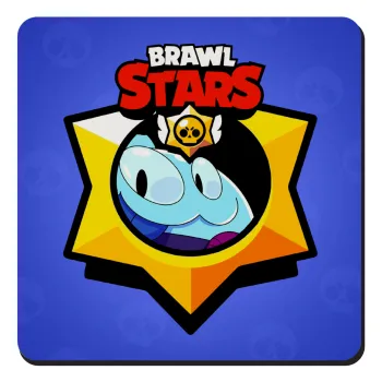 Brawl Stars Squeak, Τετράγωνο μαγνητάκι ξύλινο 9x9cm