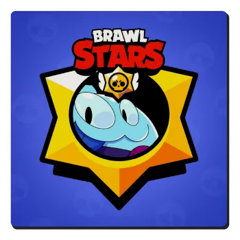 Brawl Stars Squeak, Τετράγωνο μαγνητάκι ξύλινο 6x6cm