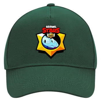 Brawl Stars Squeak, Καπέλο Ενηλίκων Ultimate ΠΡΑΣΙΝΟ, (100% ΒΑΜΒΑΚΕΡΟ DRILL, ΕΝΗΛΙΚΩΝ, UNISEX, ONE SIZE)